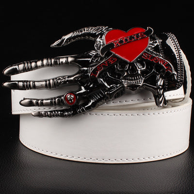 Cinturón de Moda Calavera Cabeza Grande - Image 6