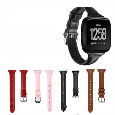Reloj Inteligente de Cuero con Diseño T Compacto - Image 4