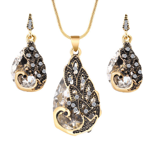 Conjunto de Collar Colgante y Aretes a Juego - Image 8