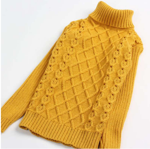 Suéter Velvet Grueso de Doble Capa para Niñas Talla Plus - Image 17
