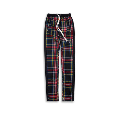 Pantalones Casuales de Cuadros con Cierre para Otoño e Invierno - Image 3