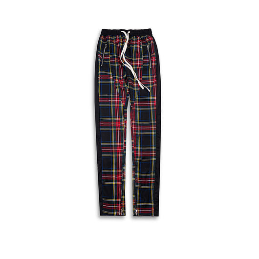 Pantalones Casuales de Cuadros con Cierre para Otoño e Invierno - Image 3