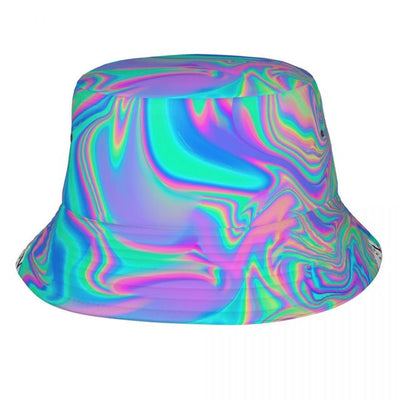 Gorra Pescador Hongos Psicodélicos Efecto Espejo - Image 62