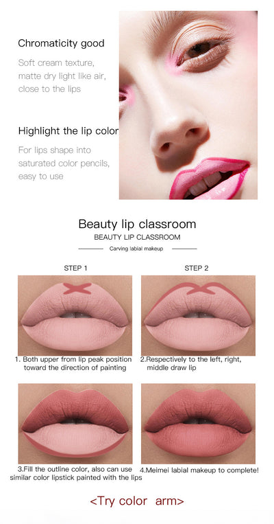 Delineador de Labios 36 Colores Resistente al Agua - Tonos Desnudos - Image 17