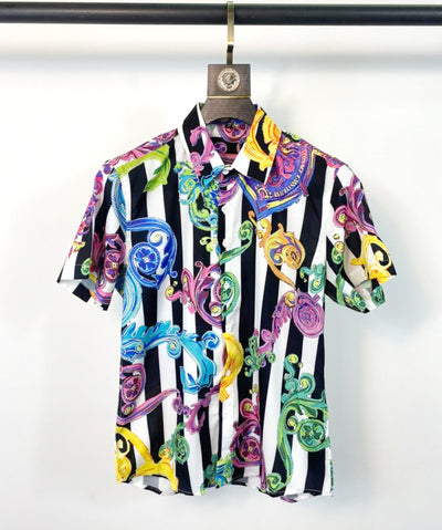 Camisa Playera Estampada para Hombre - Tendencia de Moda Europea y Americana - Image 3