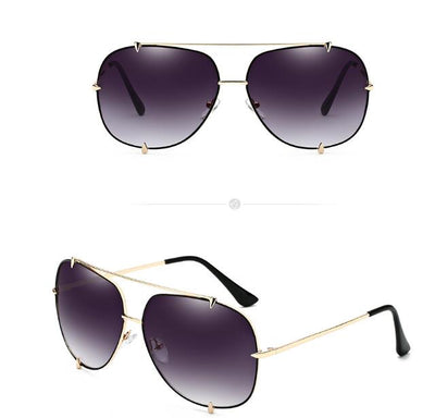 Gafas de Sol Wolf Claw para Hombre y Mujer con Remaches y Cristales Espejados - Image 3