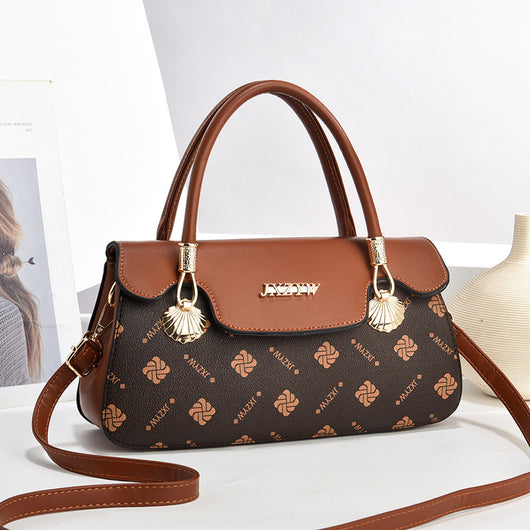 Bolso de Mano Vintage con Estampado de Letras - Bolsa Casual Crossbody para Mujer - Image 4