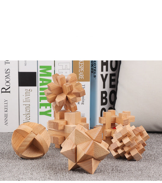 Puzzle 3D Luban de Madera - Juego Educativo de Desbloqueo - Image 7