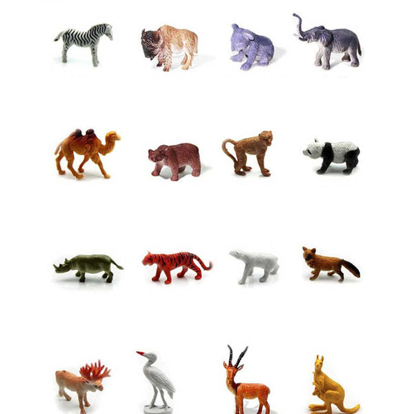 Set de 53 Piezas de Animales en Miniatura del Mundo Animal