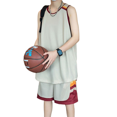 Conjunto Deportivo Hombre Camiseta Chaleco Ice Silk Secado Rápido - Image 5