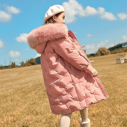 Abrigo Largo Acolchado para Niñas - Colección Invierno - Image 9