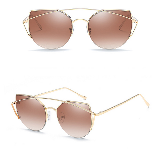 Gafas de Sol Vintage Doradas para Mujer - Image 11
