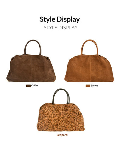 Bolso Tote Retro de Cuero Gamuza Premium para el Día a Día - Image 9