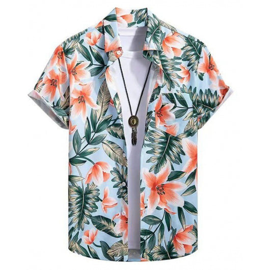Camisa Casual Talla Grande Hombre Verano con Estampado Digital 3D Manga Corta - Image 17