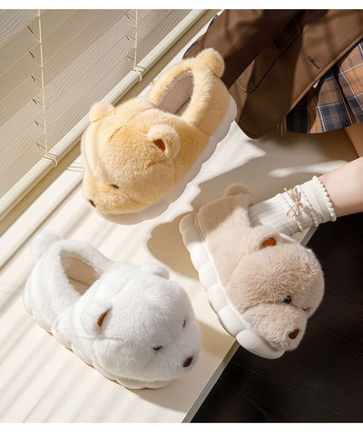 Pantuflas Cálidas de Felpa con Suela Antideslizante y Acolchonado Grueso - Image 13