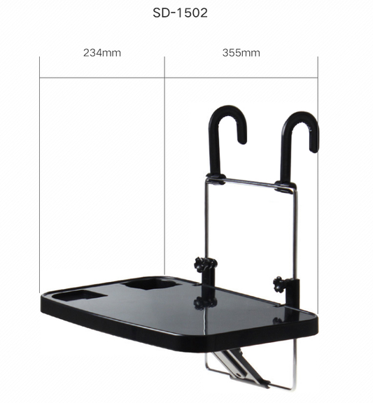 Escritorio Plegable para Auto - Mesa Portátil con Soporte para Laptop y Tablet