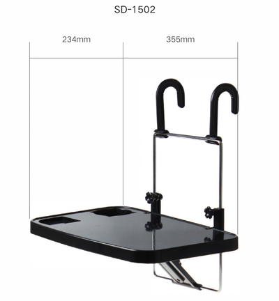 Escritorio Plegable para Auto - Mesa Portátil con Soporte para Laptop y Tablet