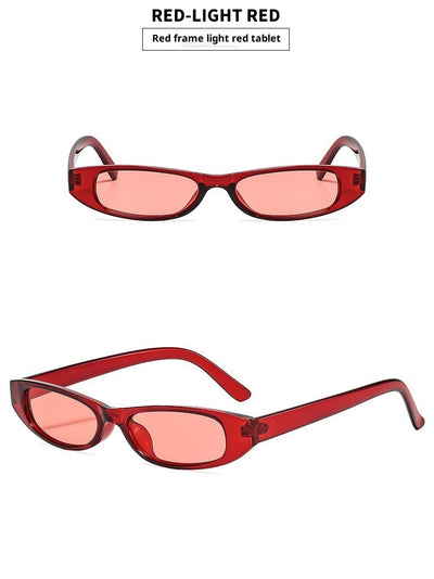 Yellow retro small frame sunglasses with translucent frames and matching yellow lenses on a white background. - Image 17