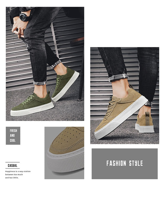 Tenis Deportivos Casuales Plataforma para Hombre Talla Grande 46 Transpirables - Image 10
