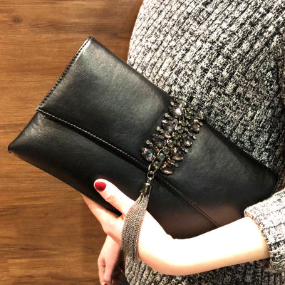 Bolso Clutch de Fiesta Elegante con Pedrería - Estilo Sobre Versátil - Image 10