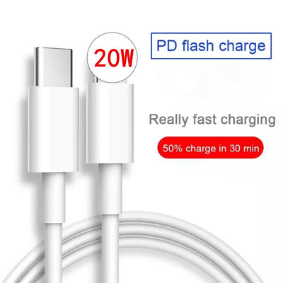 Cable de Carga Rápida PD 18W-20W 2A Datos USB - Image 2