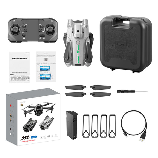 Dron S92 con Triple Cámara, Posicionamiento por Flujo Óptico y Control Remoto - Image 5