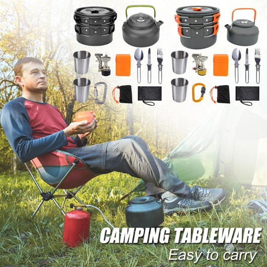 Kit de Cocina Portátil para Camping - Juego Completo de Aluminio - Image 11