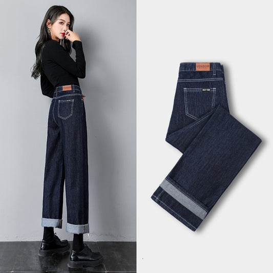 Pantalones Rectos de Cintura Alta Efecto Reductor