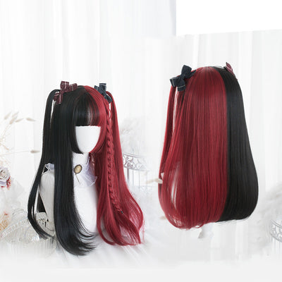 Peluca Doble Cola de Caballo Natural para Mujer