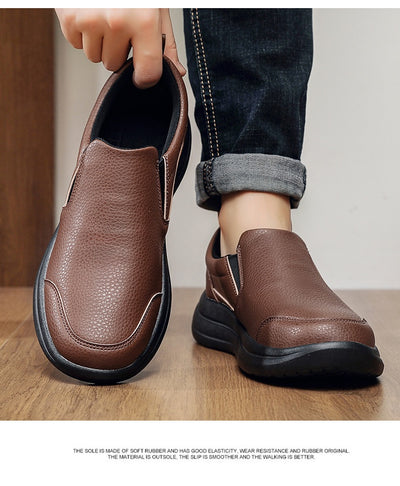Zapatos de Cuero Ligero Premium para Hombre - Comodidad Casual Elegante - Image 15