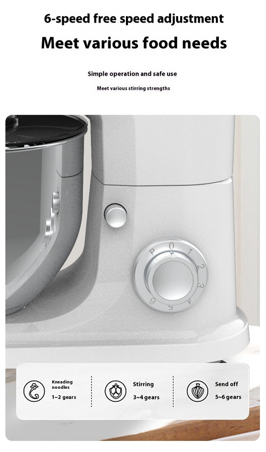 Batidora Amasadora Multifunción 6L - Máquina de Cocina Profesional - Image 6