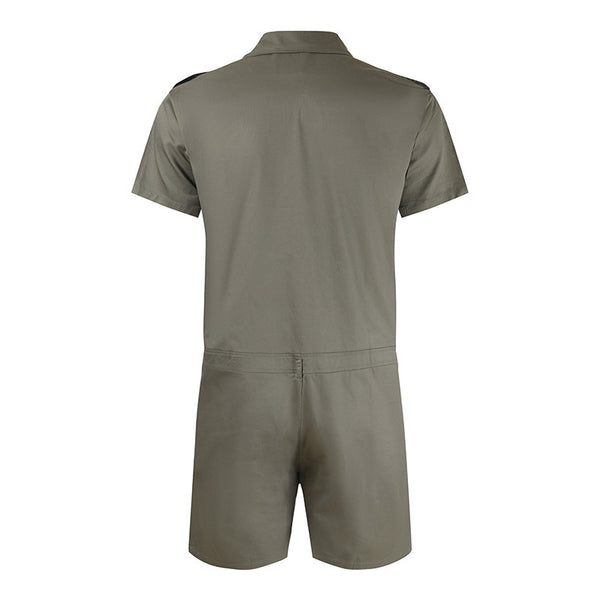 Camisa Suelta con Cierre Europeo Americana para Hombre