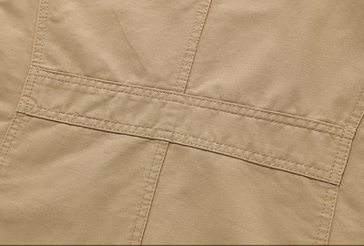 Chaqueta Cortaviento de Algodón Lavado para Hombre - Casual y Versátil - Image 13