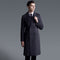 Abrigo Largo de Cashmere Doble Botonadura - Talla Grande