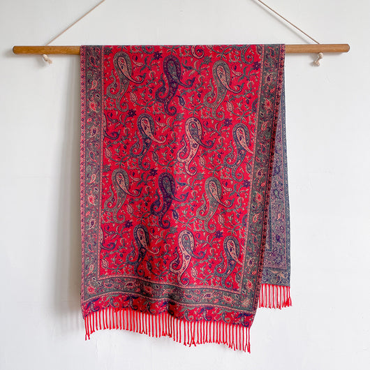 Chal Étnico de Cachemira Artificial para Mujer - Estilo Bohemio - Image 8