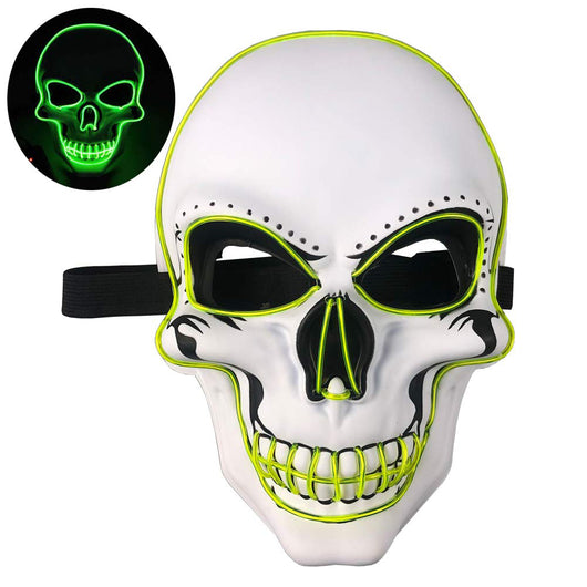 Máscara de Calavera LED Luminosa para Halloween - Image 15