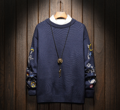 Suéter Cuello Redondo con Bordado Estampado - Image 10