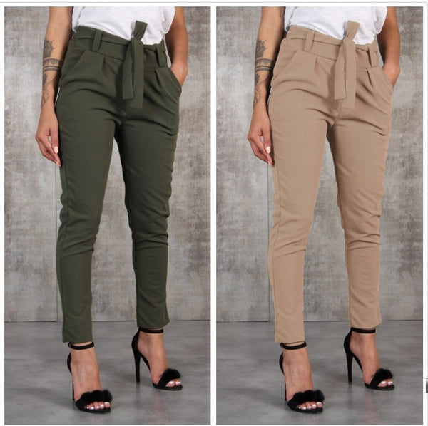 Pantalones Casual con Cintura Joker