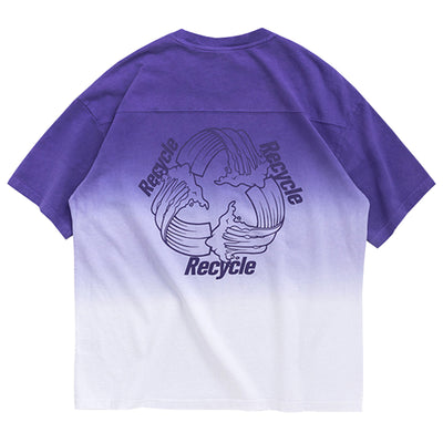 Playera Tie-Dye Personalizada Degradado Oversize Marca Tide - Image 2