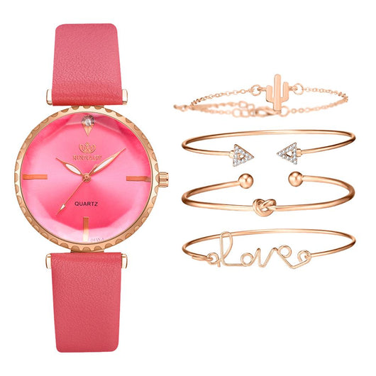 Reloj de Cuarzo Clásico para Mujer con Pulsera Combinada - Image 46