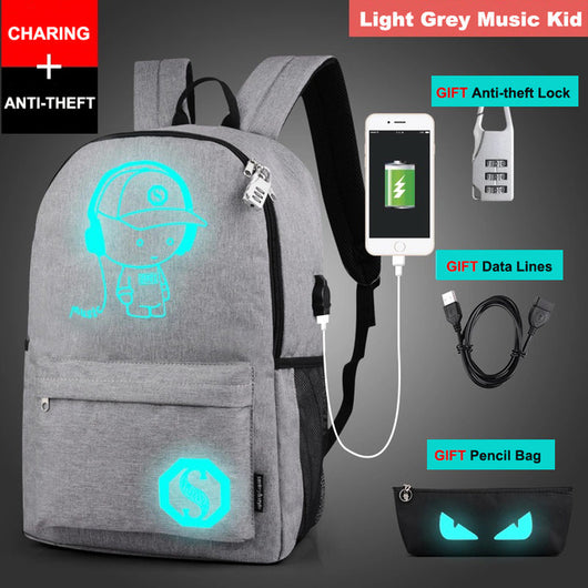 Mochila de Ocio Exterior con Carga USB y Luz Integrada - Image 24