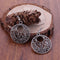 Aretes de Plata Tibetana Calados Estilo Étnico