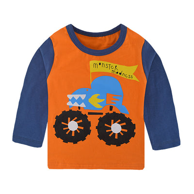 Playera infantil de algodón con diseño de caricatura - Image 5