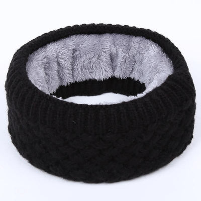 Bufanda de Lana Gruesa con Cuello de Terciopelo para Hombre y Mujer - Image 15