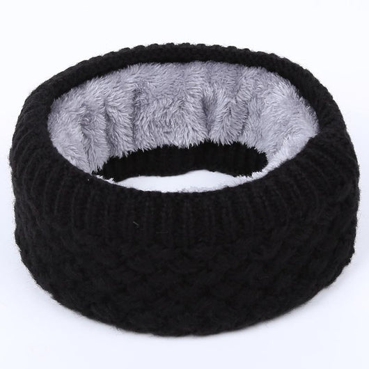 Bufanda de Lana Gruesa con Cuello de Terciopelo para Hombre y Mujer - Image 15