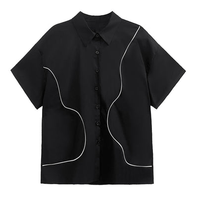 Blusa de Manga Corta Line para Mujer - Image 2