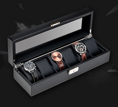Estuche para Reloj en Fibra de Carbono y Cuero - Image 13