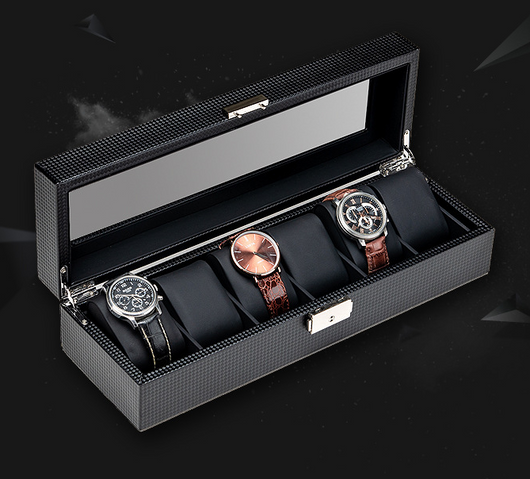 Estuche para Reloj en Fibra de Carbono y Cuero - Image 13