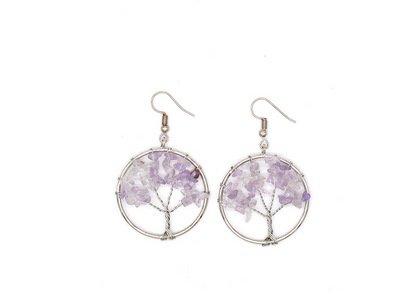 Pendientes Árbol de los Deseos con Cristales Naturales - Image 7
