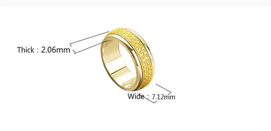 Anillo Giratorio de Plata Esterlina para Mujer - Diseño Minimalista - Image 8